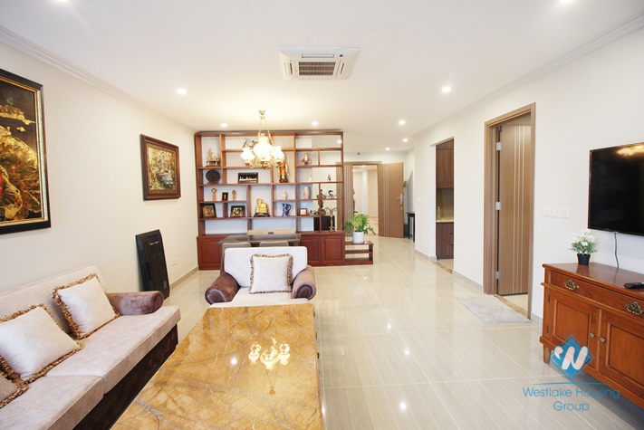 Three-bedroom apartment with large natural view for rent in Ciputra, Tay Ho, Hanoi